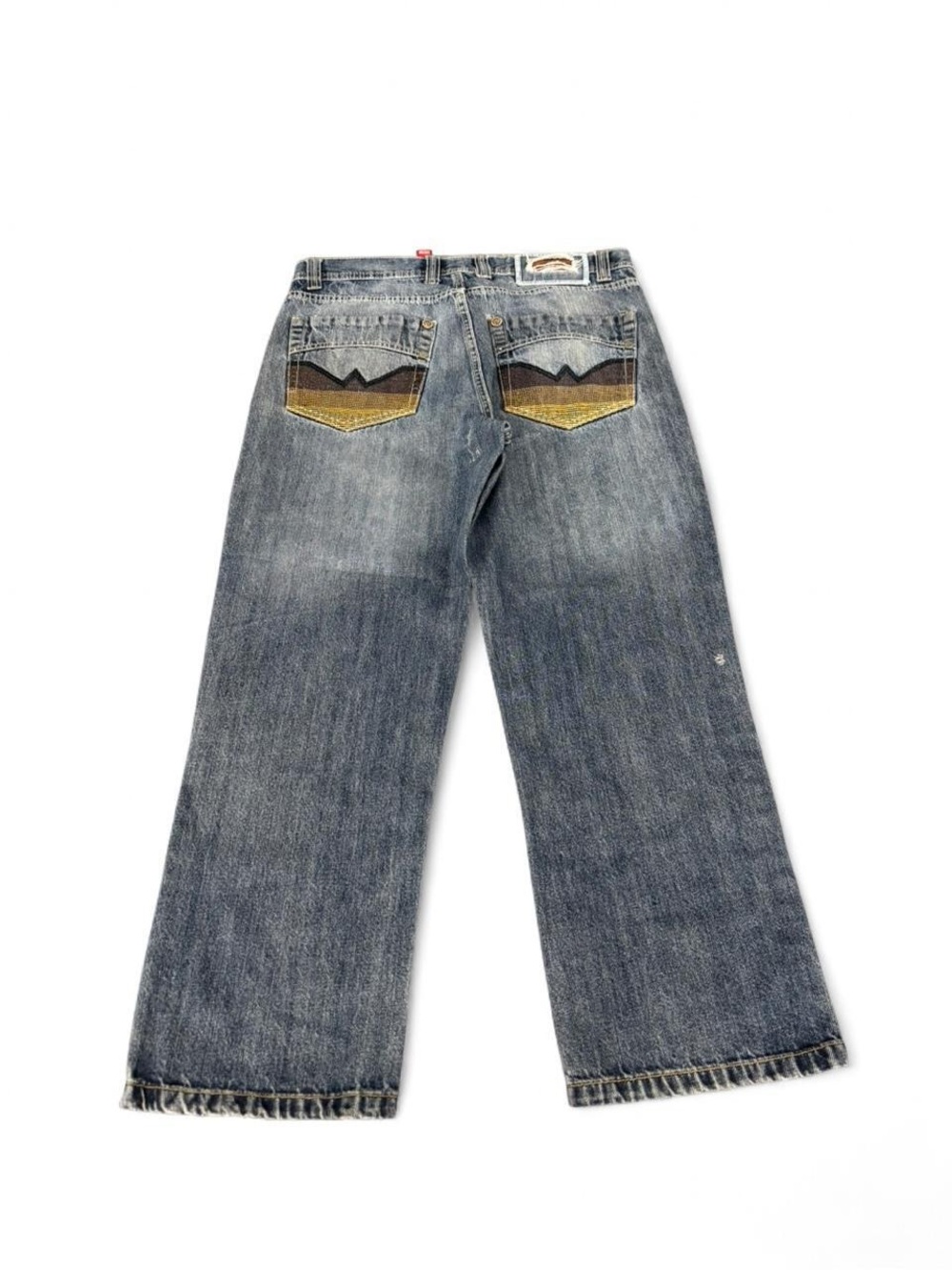 Vintage Y2K premium 4  baggy jeans skater hip hop grunge cyber Sz 34